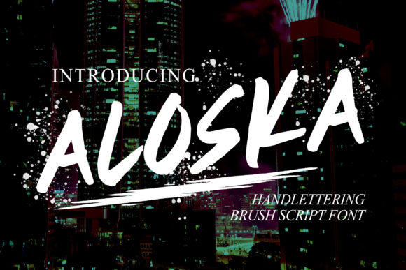 Aloska: A Handwritten Font for Editorial Design