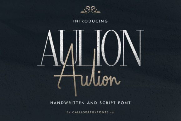 Aulion Typeface Review: Glamour Meets Versatility