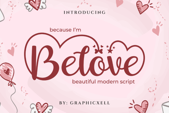Belove Font: A Dreamy Handwritten Typeface for Editorial Design