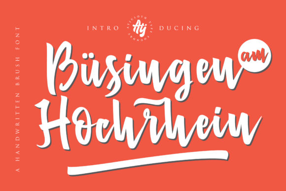 Busingen Am Hochrhein: A Versatile Handwritten Font