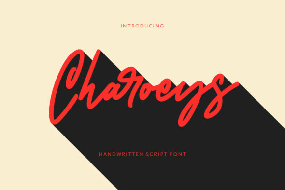 Charoeys: A Handwritten Font for Polished Branding