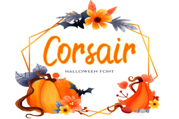 Corsair Font: Spooky Script for Crafts