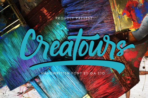Creatours: A Handwritten Font for Editorial Design