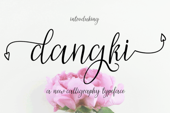 Dangki: A Romantic Handwritten Font for Web Design
