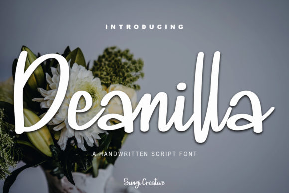 Deanilla: A Handwritten Typeface for Editorial Design