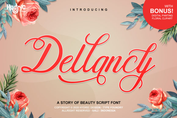 Dellancy: A Handwritten Typeface for Elegant Editorial Design