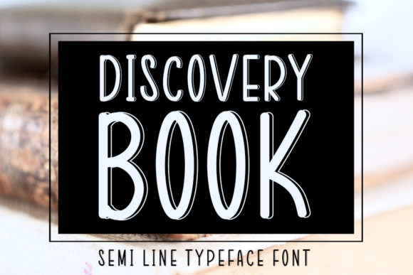 Discovery Book: A Versatile Handwritten Font for Crafters