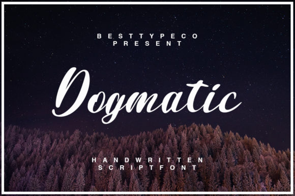 Dogmatic Font Review: A Handwritten Typeface for Branding