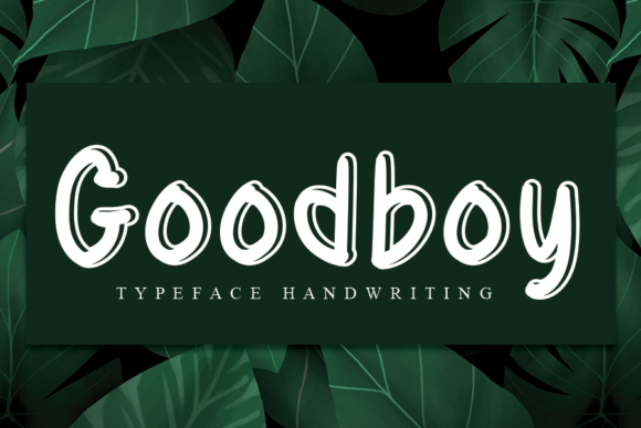 Goodboy: A Handwritten Font for Editorial Design