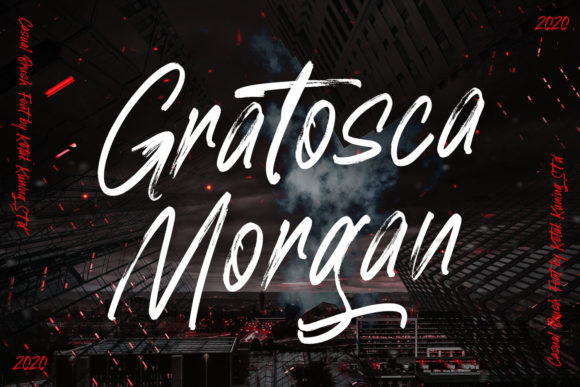 Gratosca Morgan: A Handwritten Font for Editorial Calm