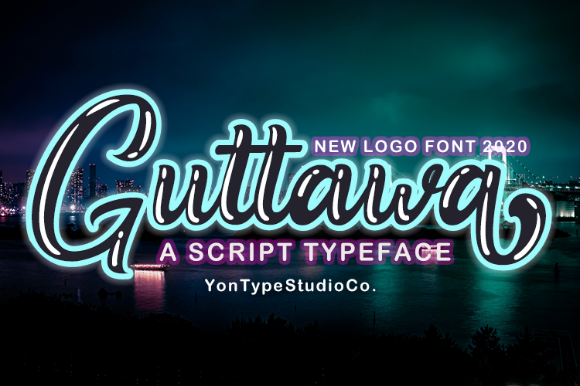 Guttawa: A Bold Handwritten Font for Modern Brands