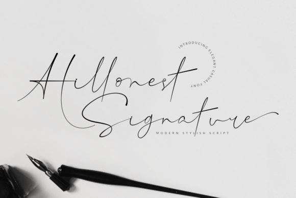 Hillonest Signature: A Graceful Handwritten Font