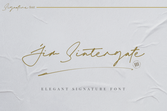 Jim Sintergate: A Handwritten Font for Modern Web Design