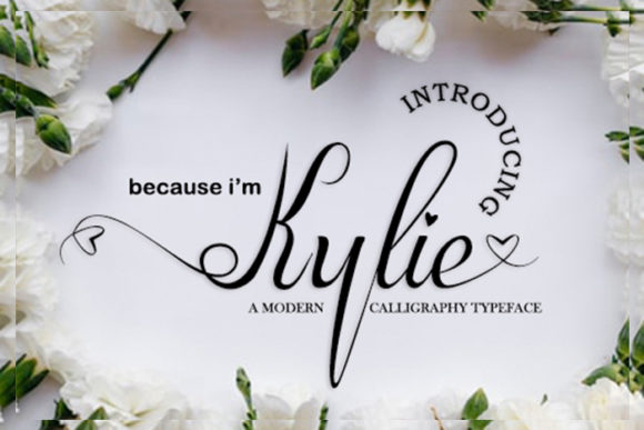 Kylie: A Natural Script Font for Editorial Design