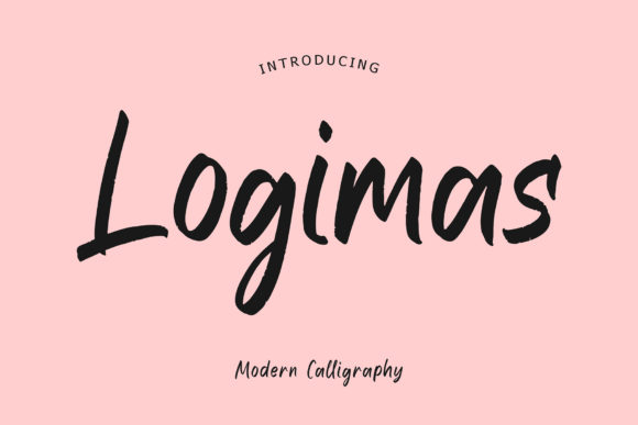 Logimas: The Authentic Brush Font for Crafters