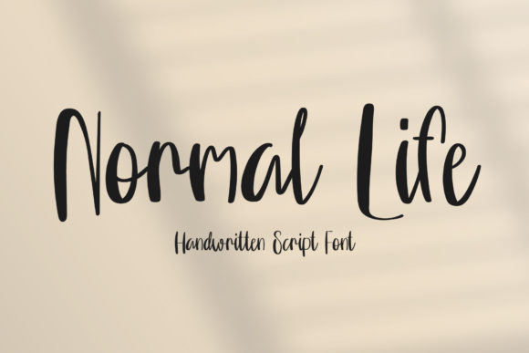Normal Life: A Handwritten Typeface for Editorial Warmth
