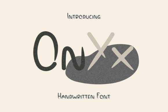 Onyx: A Handwritten Font for Bold Branding