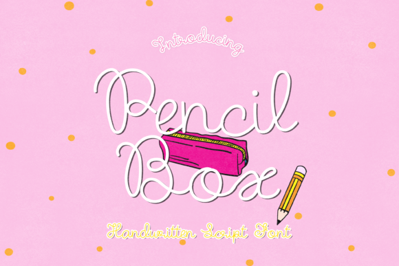 Pencil Box: A Playful Script Font for Web Design