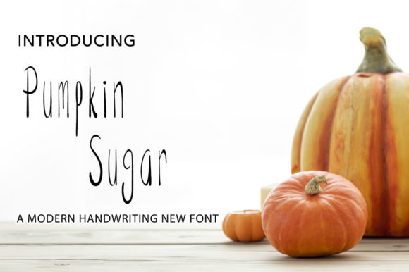 Pumpkin Sugar: A Handwritten Font for Modern Web Design