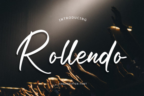 Rollendo: A Handwritten Font for Editorial Design