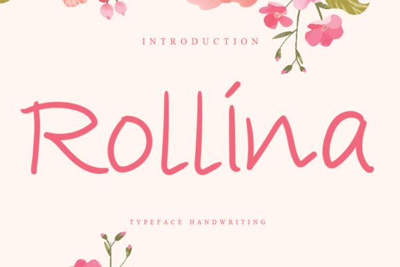 Rollina: A Handwritten Typeface for Modern Editorial Design