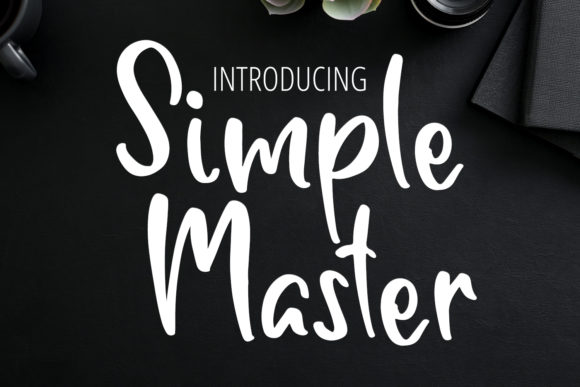 Simple Master: A Handwritten Font for Modern Web Design