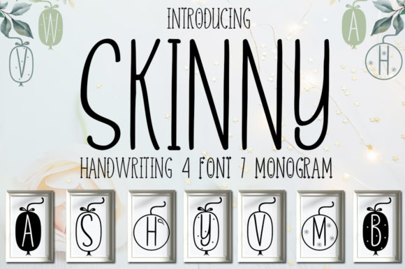 Skinny Typeface: A Playful Script for Editorial Design