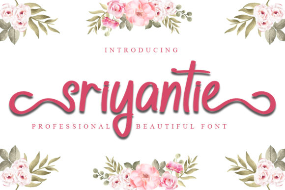 Sriyantie: A Handwritten Font for Modern Web Design