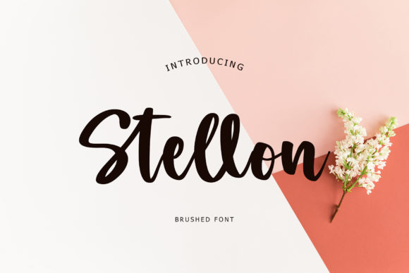 Stellon: A Handwritten Font for Modern Web Design
