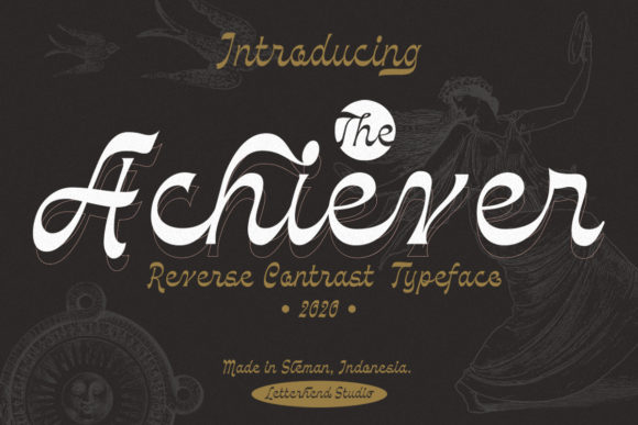 The Achiever: A Vintage Script Font for Editors