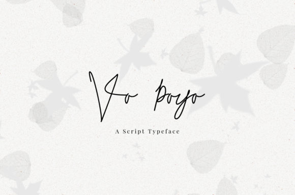 Va Paya: A Handwritten Font for Editorial Design