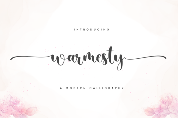 Warmesty: A Script Font That Elevates Brand Identity